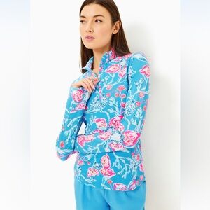 Lilly Pulitzer Marion Sunguard Half Zip size small